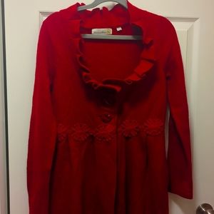 Anthropologie - Charlie & Robin, M, Red